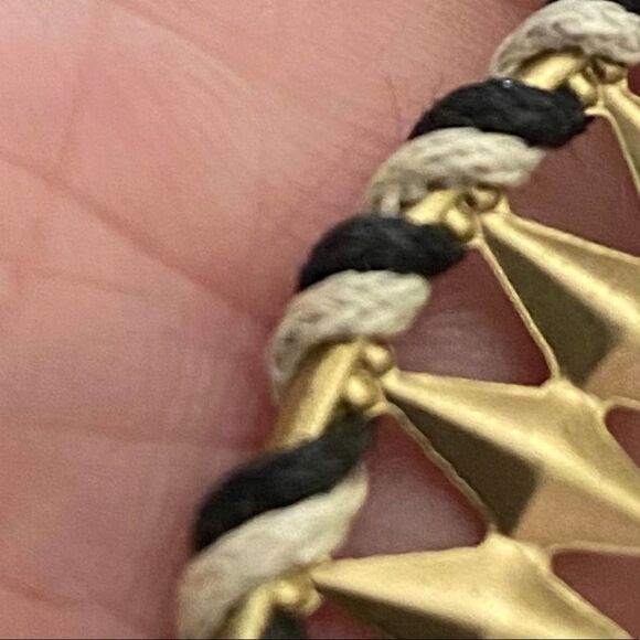 Gold Circle Fashion Earrings - Picture 4 of 4